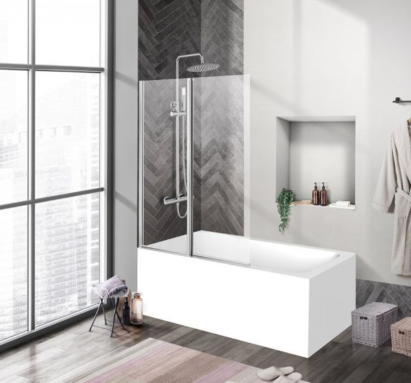 UNO-V-2-100/150-C-Cr Душевая шторка