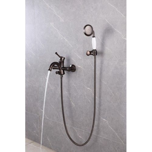 Смеситель для ванны Lemark Peretto LM6302RB Черный кофе