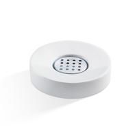 Decor Walther DW 603 Мыльница настольная, фарфор, цвет: белый / сталь полированная ЗАКАЗ ПО ЗАПРОСУ