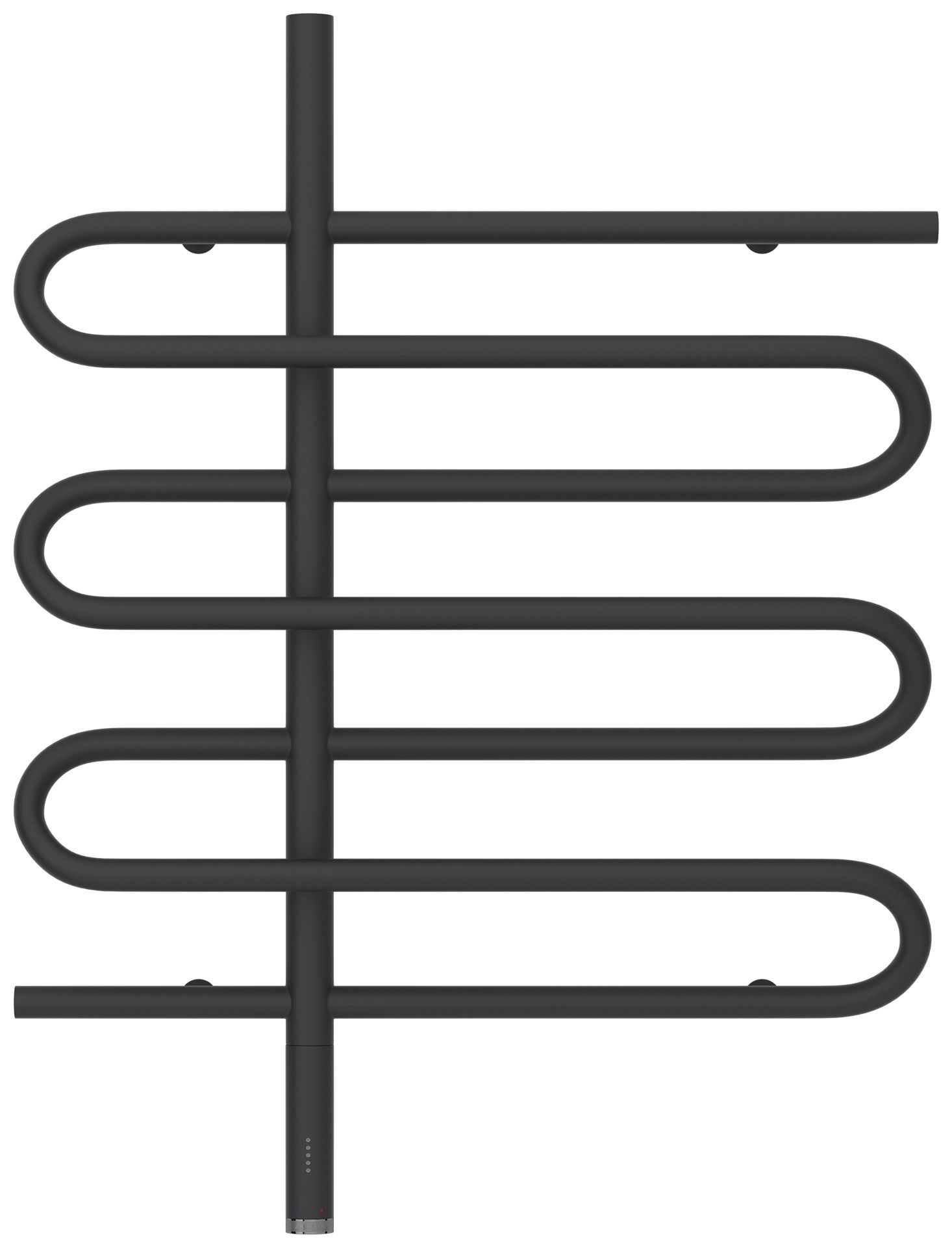 Полотенцесушитель электрический ЭПАТАЖ 3.0 800х600 МЭМ левый (Тёмный титан муар)