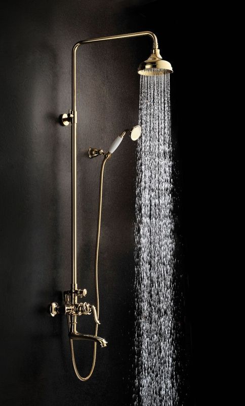 Душевая система Lemark Brava LM4762G Золото