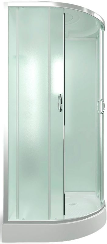 Душевая кабина Erlit Comfort ER3508P 80x80 задняя стенка Белая стекло матовое Душевая кабина Erlit Comfort ER3508P 80x80 задняя стенка Белая стекло матовое