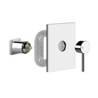 Gessi Emporio Via tortona Внешние части для настенного смесителя на 1 позицию, цвет: Chrome