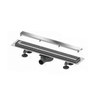 Дренажный канал, TECE, TECElinus, ширина, мм-135, длина, мм-800, высота, мм-125, монтаж-в пол, пропускная способность, л/сек-0,8, сифон-есть, опоры-есть, материал-нержавеющая сталь, цвет-нержавеющая сталь, для монтажа дренажного канала, двухсторонняя вста