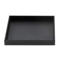 Decor Walther Brownie Tab Q Лоток универсальный 26x22см, цвет: черная кожа