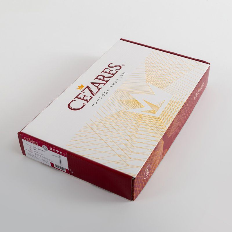 LUX-LC-01-W0 Смеситель для накладных раковин однорычажный, без донного клапана, хром, артикул LUX-LC-01-W0