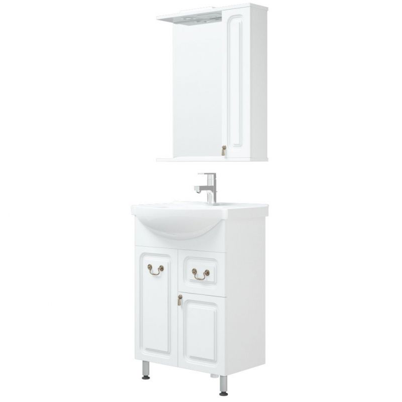 Зеркало-шкаф "Элегия Ретро 60", бронза