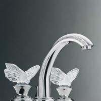 THG PAPILLON Смеситель для раковины на 3 отверстия, с донным клапаном, цвет хром