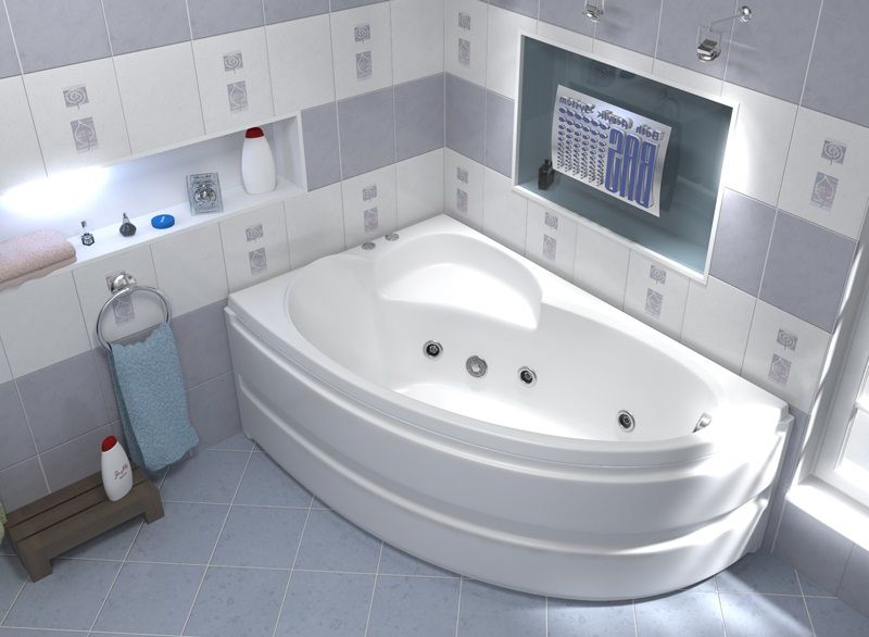 Акриловая ванна Bas Сагра 160x100 L без гидромассажа