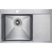 Кухонная мойка Paulmark Elde 78 PM807851-BSL Брашированная сталь