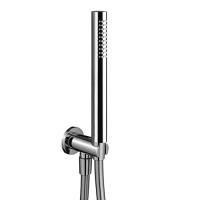 Fantini Nice Душевой набор: ручная лейка FIT, держатель для ручной лейки, шланг 150 см, цвет Raw Metal PVD