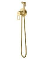 Смеситель с гигиеническим душем встраиваемый WONZON & WOGHAND FRAME, Брашированное золото (WW-88829010-BG)