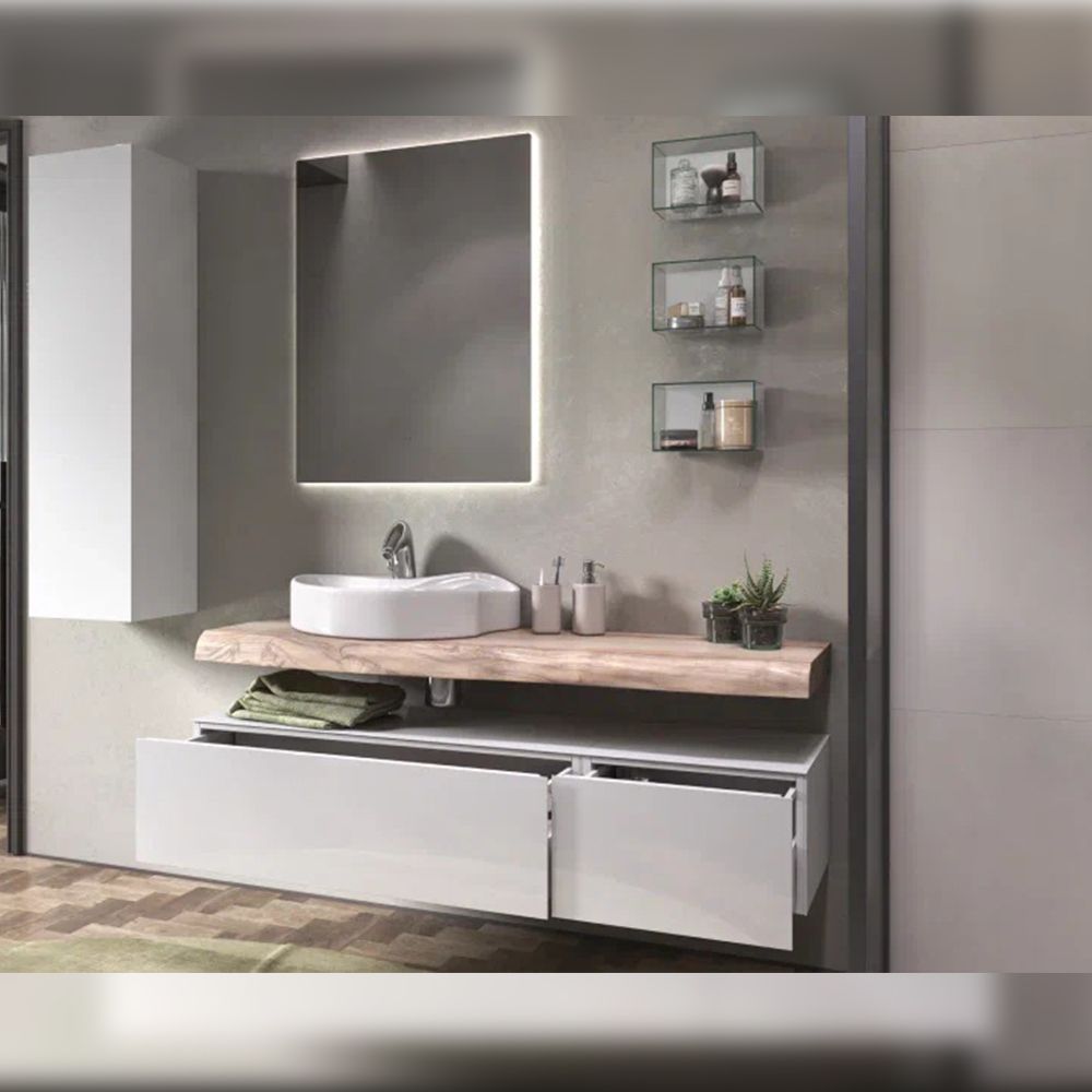 Столешница Velvex Felay 140 натуральное дерево, без отверстий