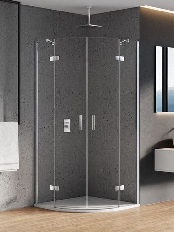 Душевое ограждение NEW TRENDY NEW MERANA 100x100x195 K-0332 (хром)