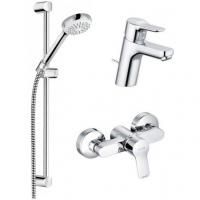 Комплект смесителей Kludi Pure&Easy 378450565 Хром Комплект смесителей Kludi Pure&Easy 378450565 Хром