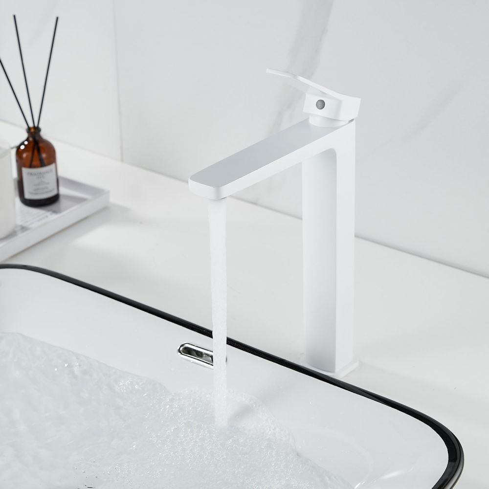 Смеситель для раковины Shevanik S9911C, белый