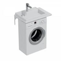 Раковина над стиральной машиной "Юпитер 750*500" левый, ш/гл без кронштейнов