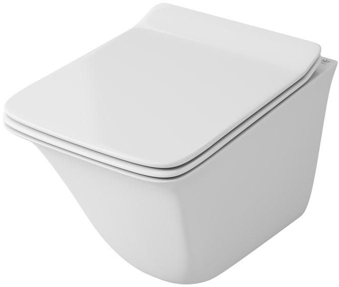 Комплект унитаза Owl 1975 Eter OWLT190203 с инсталляцией Geberit Duofix Delta UP100 458.124.21.1 с сиденьем Микролифт и клавишей смыва Хром