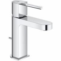 Смеситель однорычажный для раковины GROHE Plus, со сливным гарнитуром, S-Size (32612003)