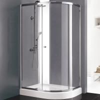 Душевой уголок Cezares Anima RH-1 120x90 профиль Хром стекло прозрачное