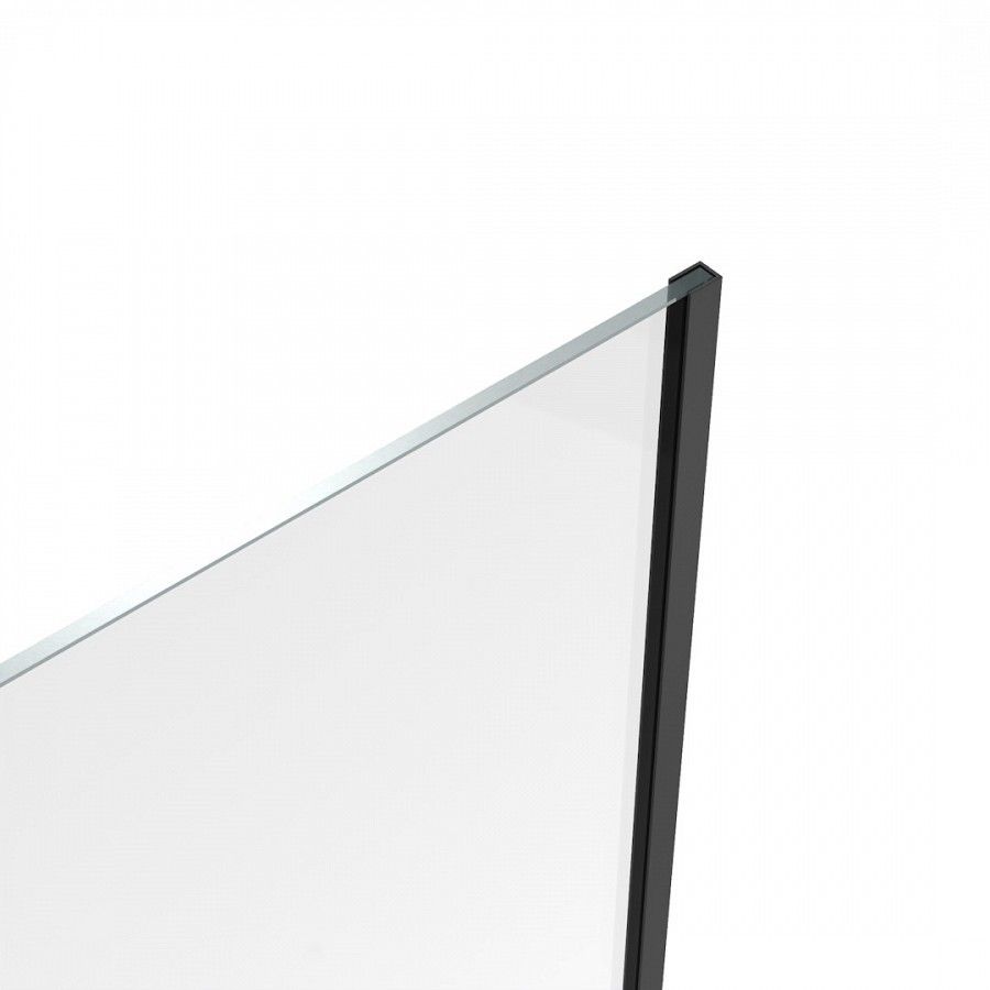 Шторка на ванну 60х140 см Maretti Marta MA41F6014099-560, профиль черный, артикул MA41F6014099-560