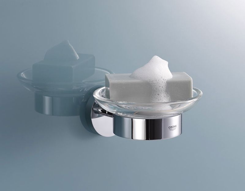 Держатель подвесной GROHE ESSENTIALS 40369001 (металл, хром, на стену, круглый, глянцевый), шт Держатель подвесной GROHE ESSENTIALS 40369001 (металл, хром, на стену, круглый, глянцевый), шт