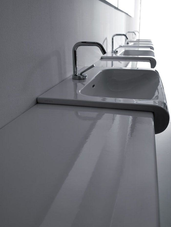 KERASAN Inka Project Раковина INKA 60x40x35,5 с 1 отверстием под смеситель,цвет белый