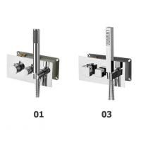 Термосмеситель с ручным душем RGW SP-44 (Хром, круглые) Термосмеситель с ручным душем RGW SP-44 (Хром, круглые)