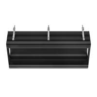 GESSI BINARIO Профиль линейный 880 мм., для 4 модулей, установка Shift-Fix, цвет Black XL