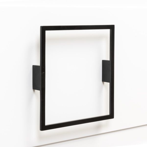 Ручка-скоба La Fenice Cubo Nero черная 160 мм.