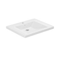 AZZURRA THIN  Подвесной умывальник для людей с ограниченными возможностями 70×57×H15 cm  c 1 отв под смеситель, цвет белый