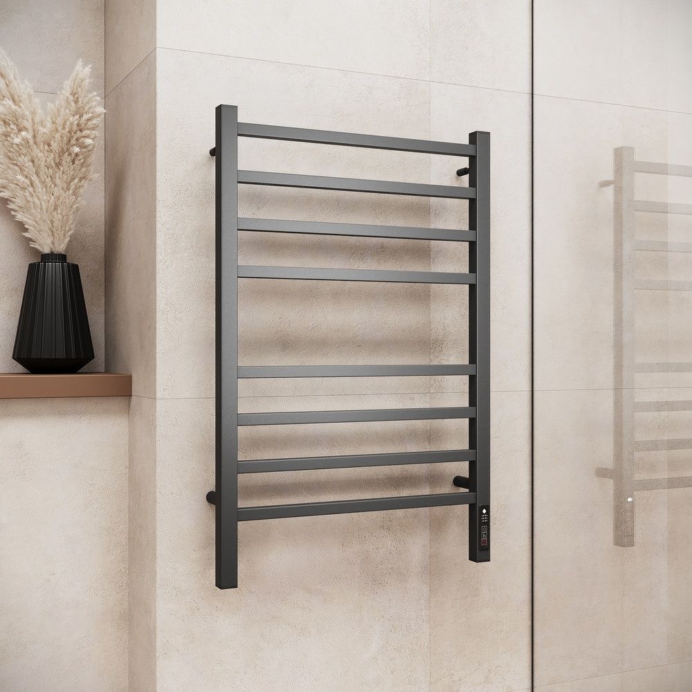 Полотенцесушитель электрический с диммером Terminus Ватикан П8 50х80, графит, артикул 4670078563354