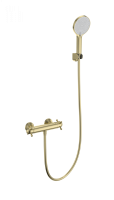 Смеситель для душа с термостатом WONZON & WOGHAND Strato, Брашированное золото (WW-B2048-A-BG)