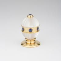 THG AMBOISE LAPIS LAZULI Вентиль смесителя для раковины, вставки лазурит, цвет полированное золото THG AMBOISE LAPIS LAZULI Вентиль смесителя для раковины, вставки лазурит, цвет полированное золото