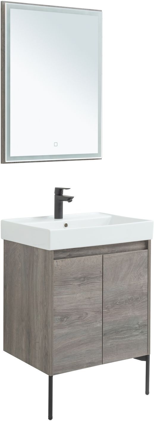 Мебель для ванной Aquanet Nova Lite 60 дуб рошелье (2 дверцы) Мебель для ванной Aquanet Nova Lite 60 дуб рошелье (2 дверцы)