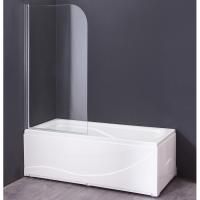 Шторка на ванну Agger A02-080TCR 80x140 профиль Хром стекло прозрачное Шторка на ванну Agger A02-080TCR 80x140 профиль Хром стекло прозрачное