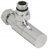 Вентиль, Сунержа, G 1/2" НР х G 3/4" НГ, угловой, цилиндр, материал-нержавеющая сталь, цвет-тёмный титан муар