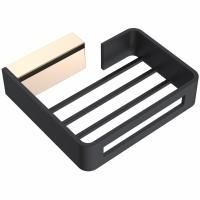 Держатель для губки черный/золото серия Q