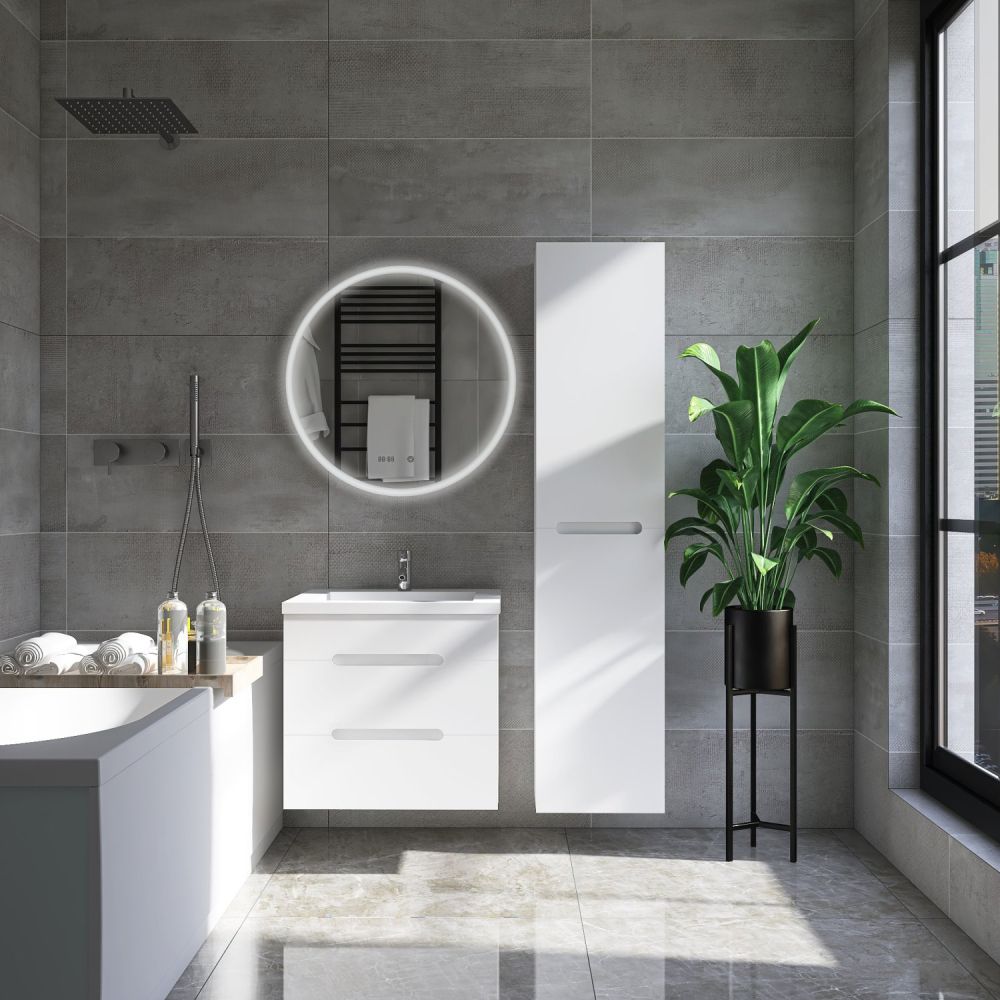 Тумба VIANT "Марсель" 2 ящика подвесная 380х460x500 под раковину .S-UM-COM70/1-w (COMO 70) (VMAR70CO-T2YP), артикул VMAR70CO-T2YP