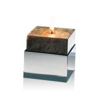 Подсвечник, Decor Walther, BRICK, BK KNH, ширина, мм-80, глубина, мм-80, высота, мм-50, цвет-хром