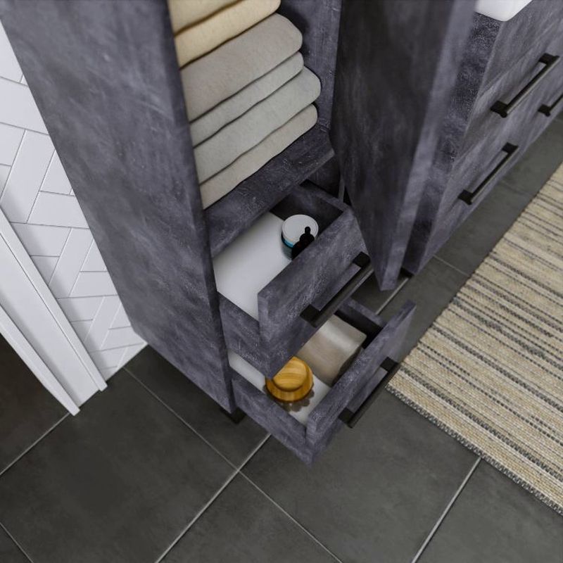 Пенал Бриклаер ЧИЛИ 35 см, цемент, артикул 4627125415197