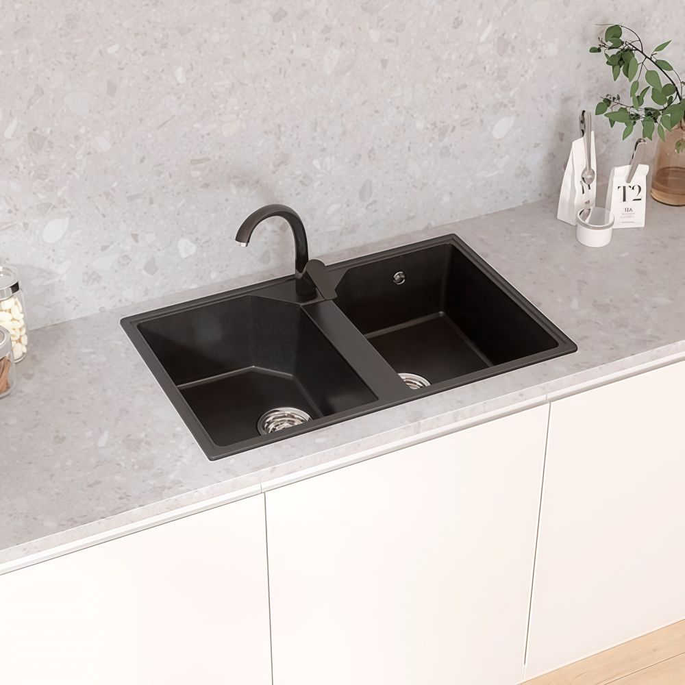 Кухонная мойка Maretti Kitchen KT770-BL, черный, артикул KT770-BL