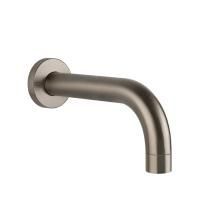 Gessi Emporio Via tortona Настенный излив для ванны длинный, комбинируемый с удаленным управлением, цвет: Finox Brushed Nickel