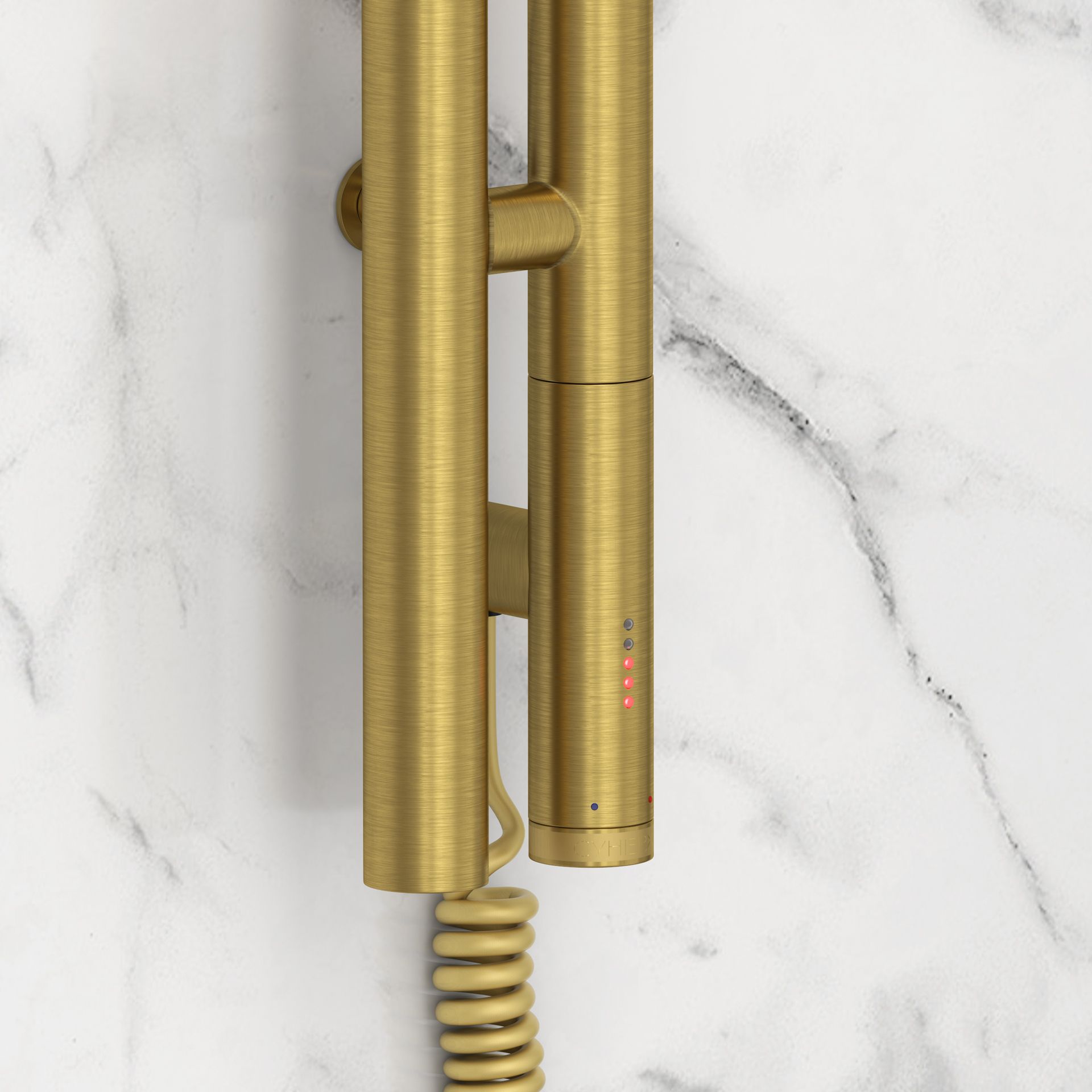 Полотенцесушитель электрический НЮАНС 3.0 1200 правый (Состаренная латунь)