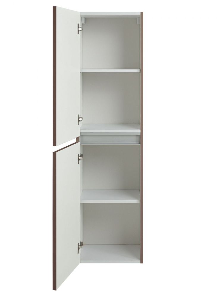 ELEGANT Пенал настенный, подвесной, Капучино AM-ELEGANT-1500-2А-SO-CM-LED, артикул AM-ELEGANT-1500-2А-SO-CM-LED