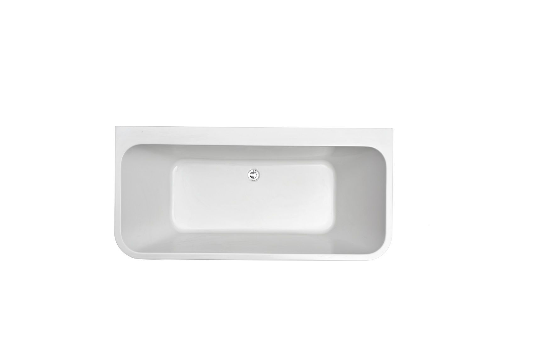 Ванна акриловая, пристенная, AQUATEK AQ-113775WT ЭЛЕГИЯ 1700 * 750 * 580 , В комплекте со сливом и ножками.Цвет: белый глянцевый.