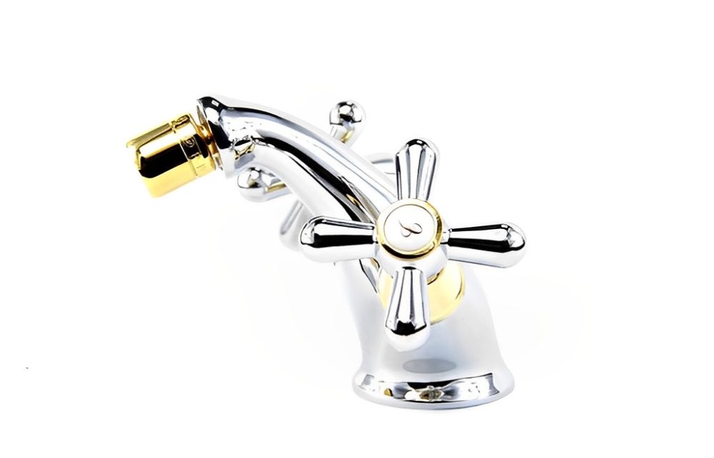 Смеситель для биде Webert Armony AM710102017, хром/золото, артикул AM710102017