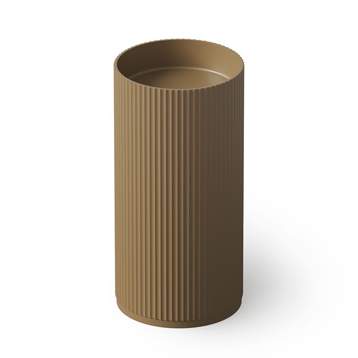 DEA DESIGN Pedestal Basin Раковина напольная d450хh900 мм, цвет dark camel