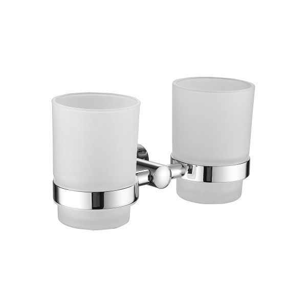 Стакан для ванной комнаты двойной BELZ B90008, хром