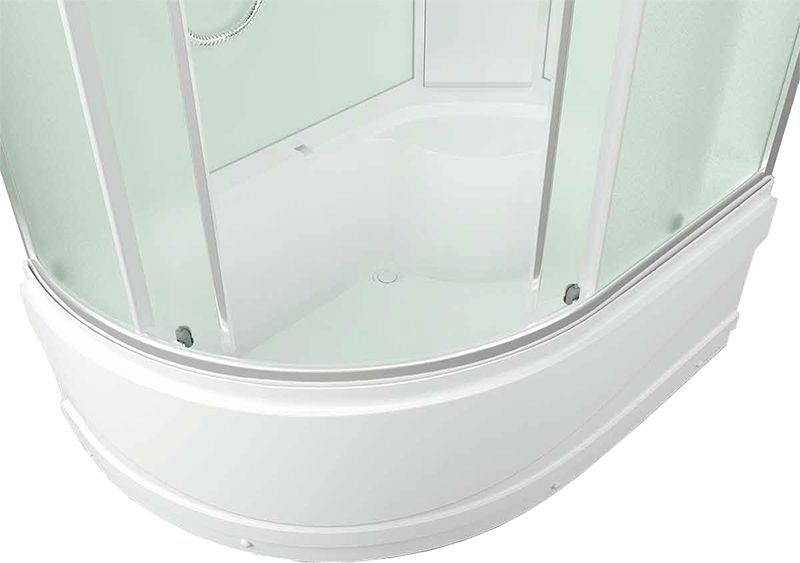 Душевая кабина Erlit Comfort ER3512TPR 120x80 задняя стенка Белая стекло матовое Душевая кабина Erlit Comfort ER3512TPR 120x80 задняя стенка Белая стекло матовое